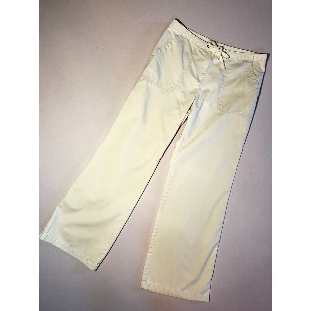 J. Jill 100% cotton soft drawstring wide leg pants size 10